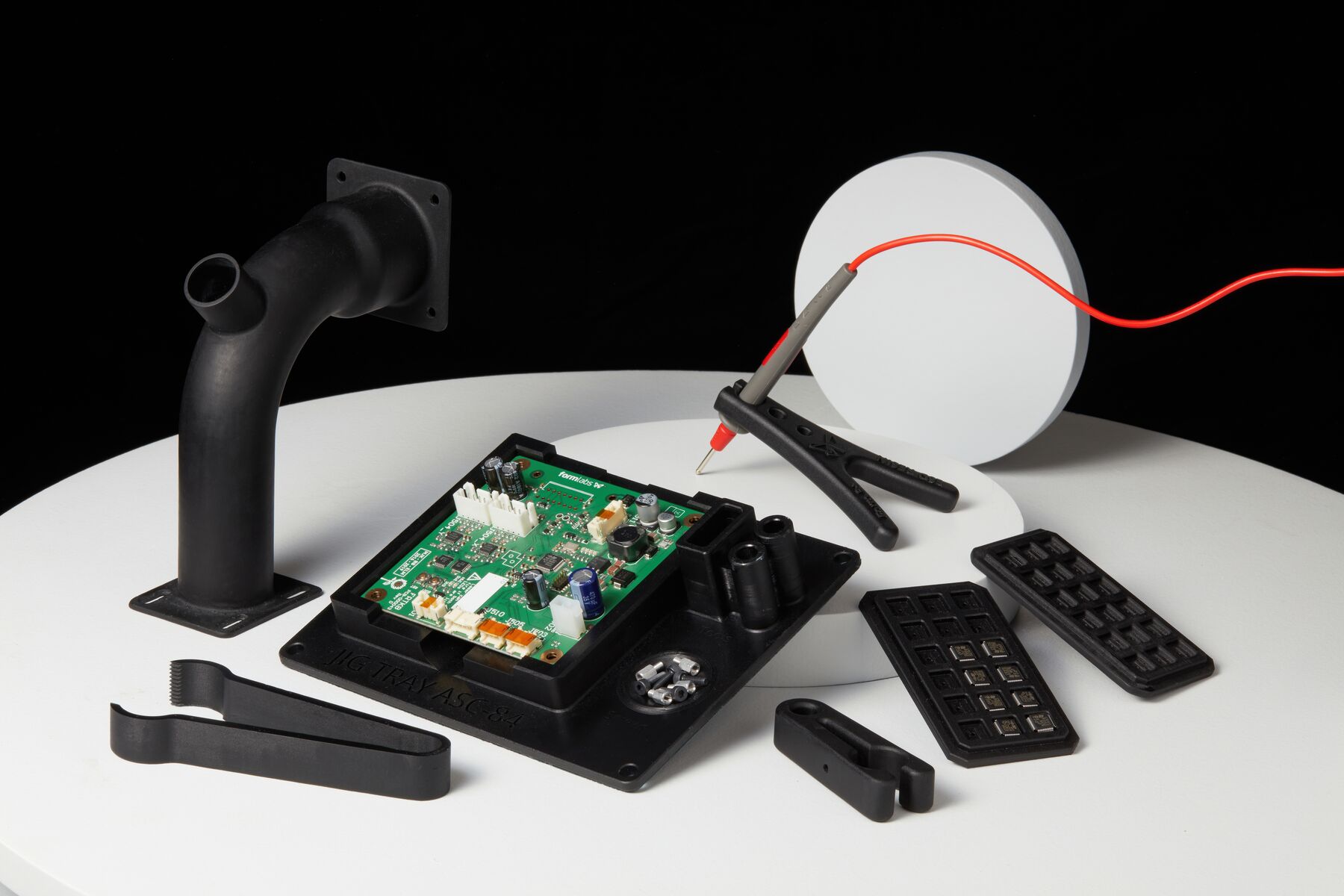 Formlabs ESD Resin – elektrostatisch ableitfähiges SLA-3D-Druckmaterial für industrielle Anwendungen