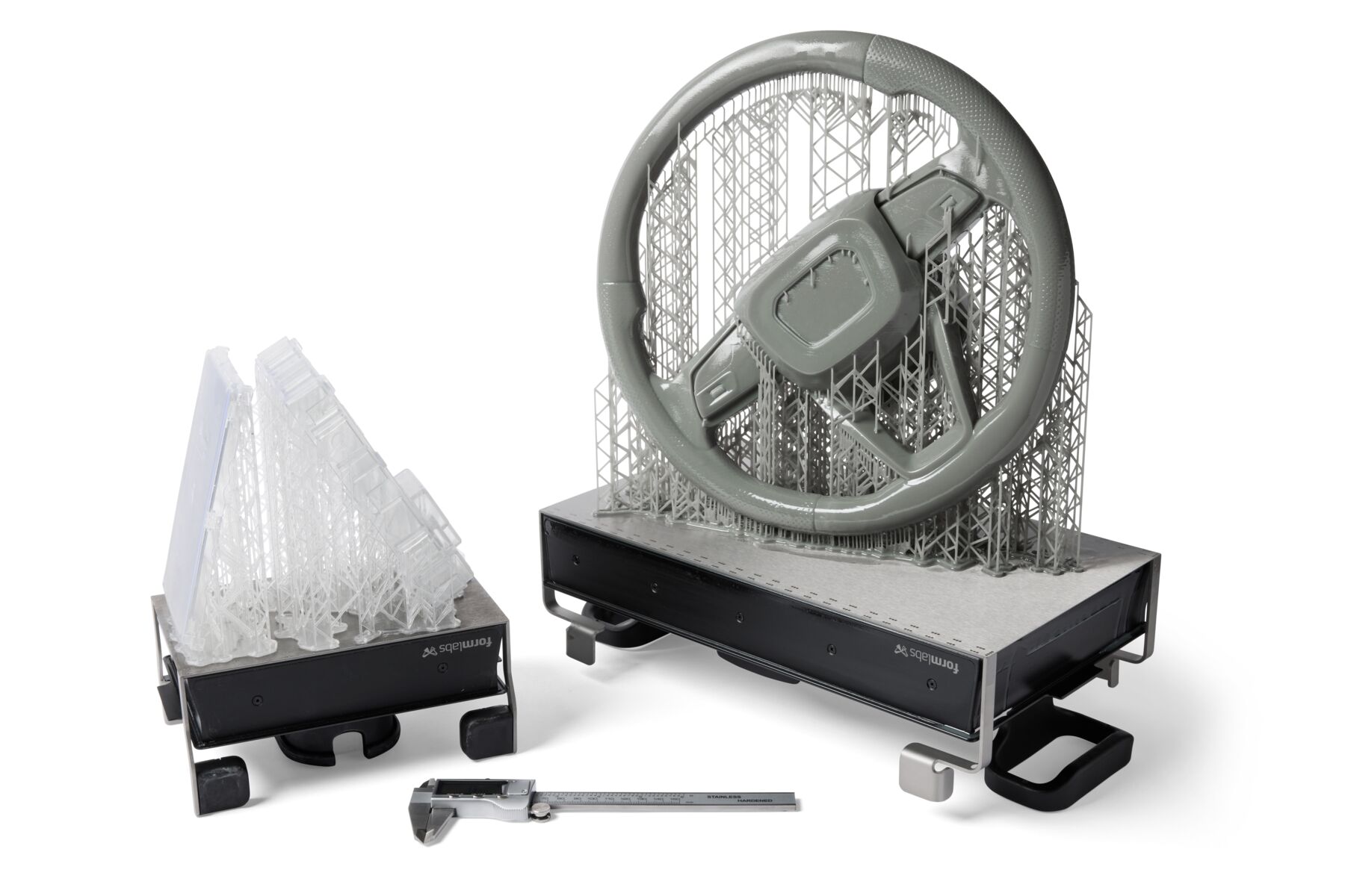 Vergleich Form 4 links und Form 4L rechts Build Platform Flex