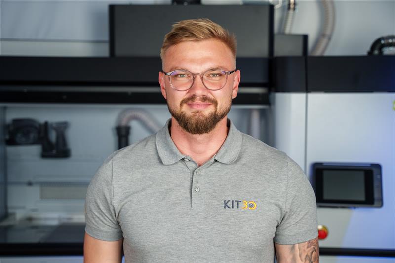 Arthur Kopp, Geschäftsführer von KIT3D