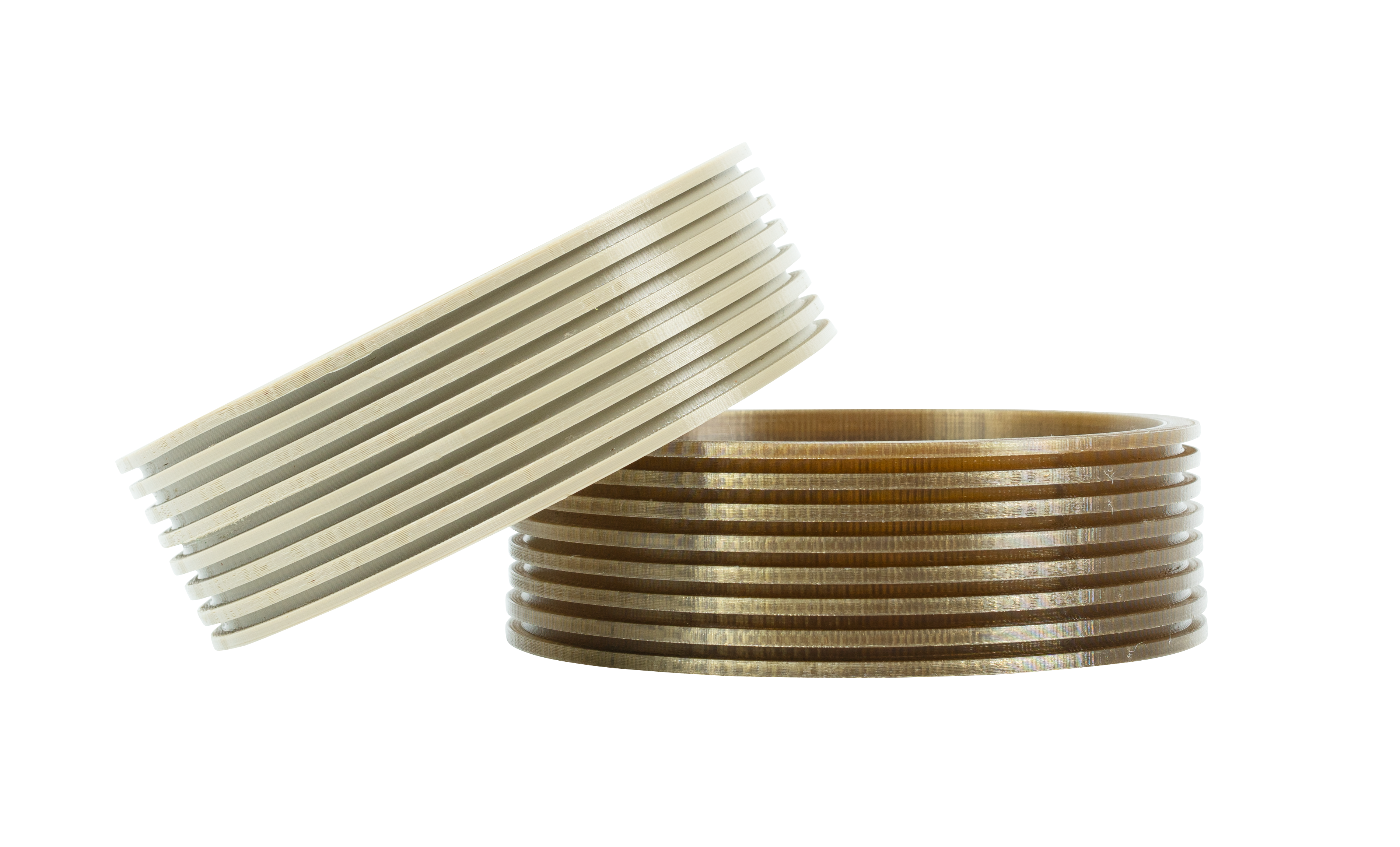 Linearer Hydraulikdichtring, gefertigt im industriellen 3D-Druck aus PEEK – chemikalienbeständig, verschleißarm und für anspruchsvolle Industrieanwendungen ausgelegt.